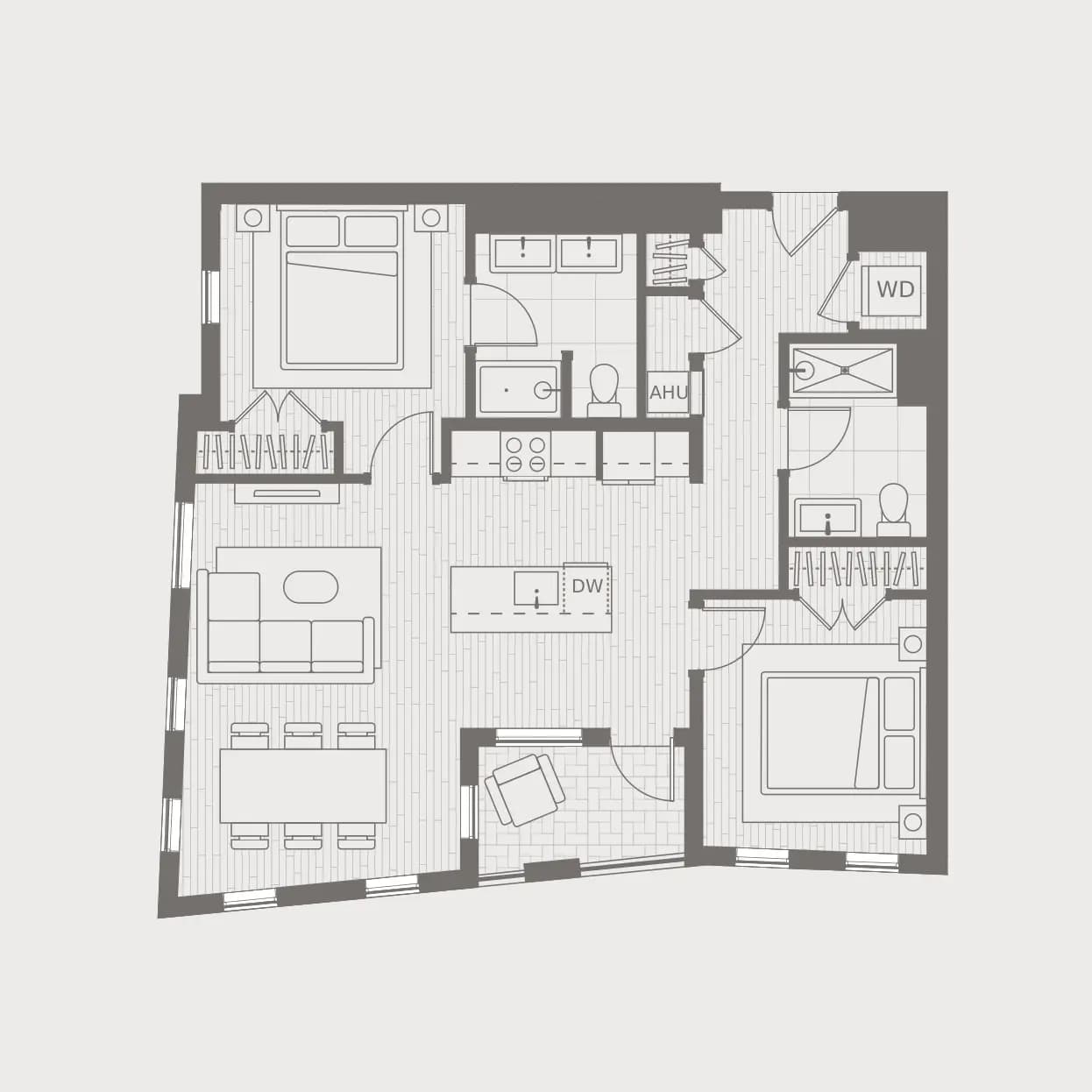 Residence floor plant