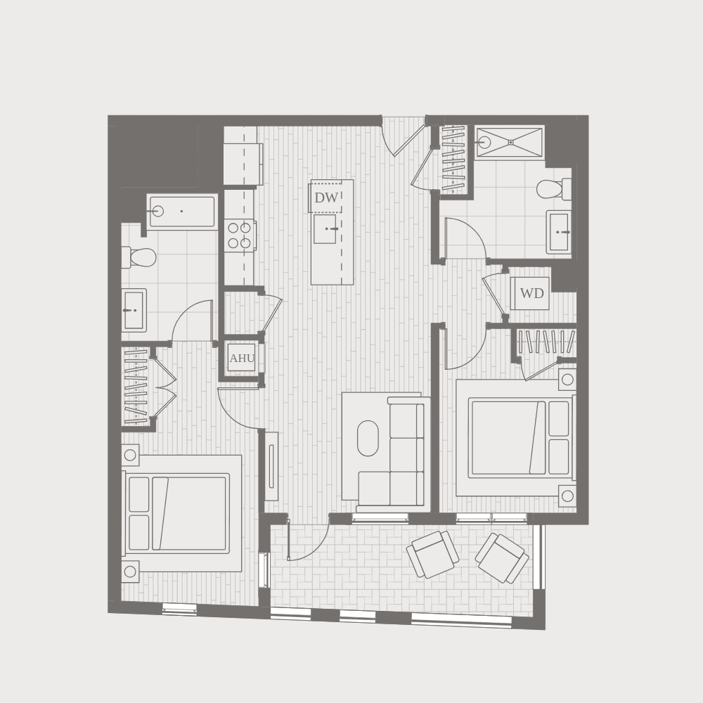 Residence floor plant
