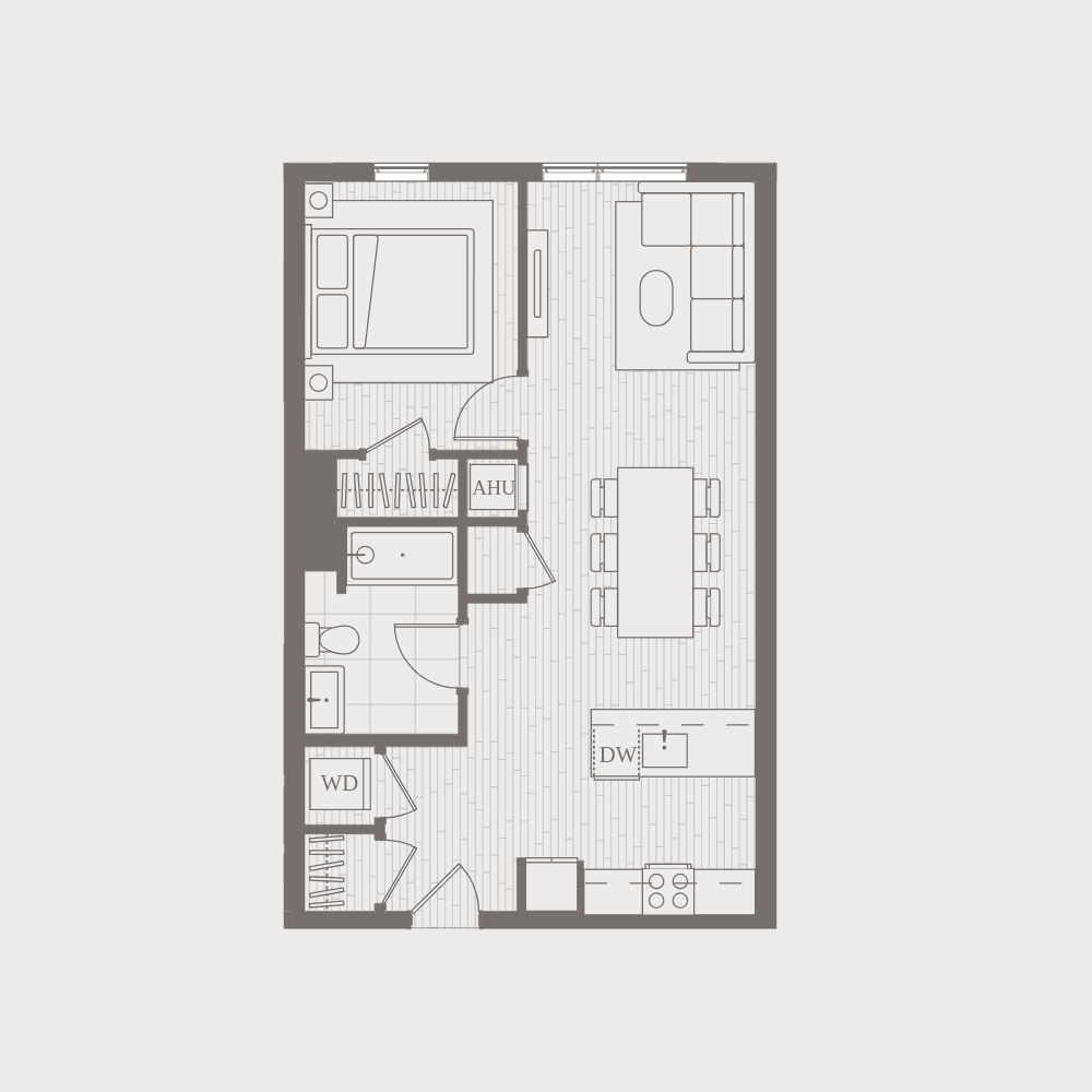 Residence floor plant