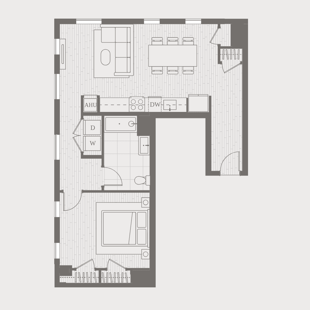 Residence floor plant