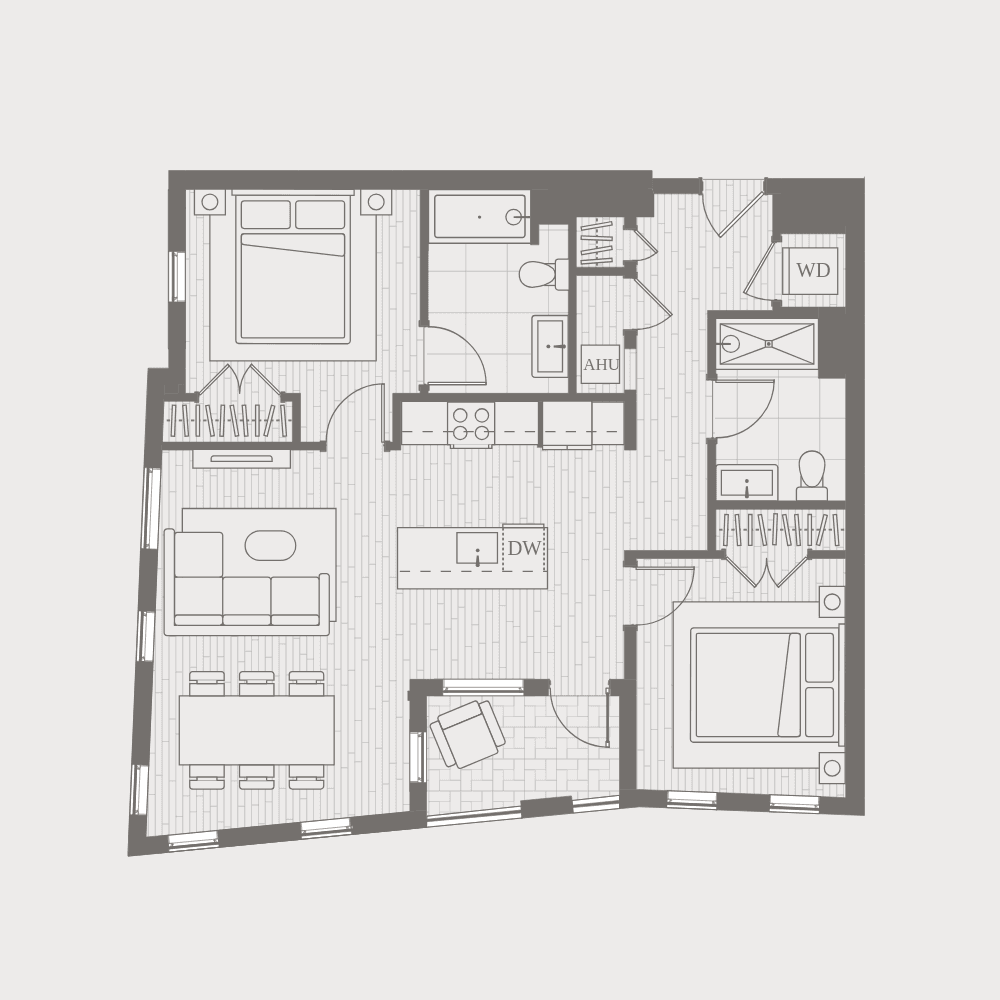 Residence floor plant