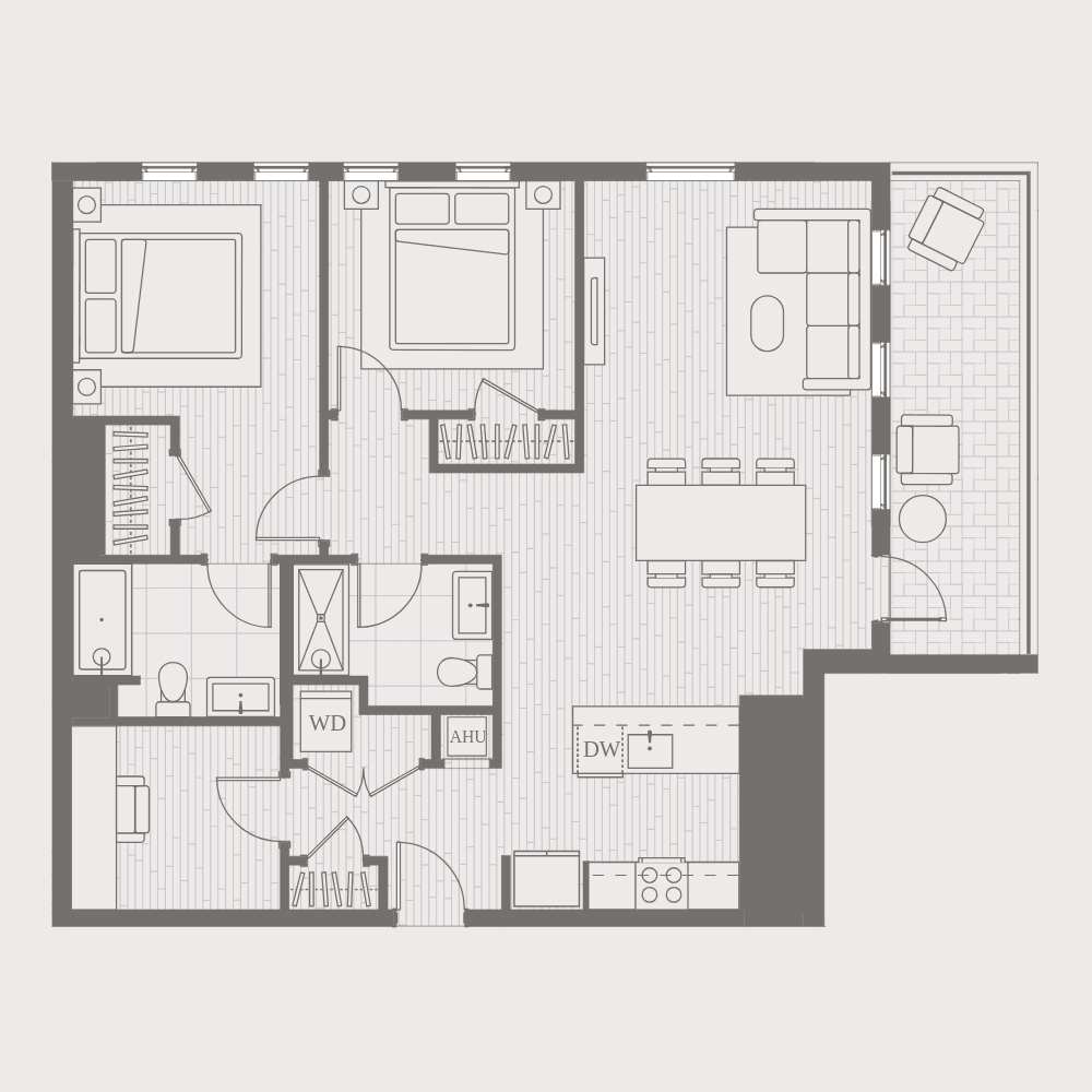 Residence floor plant
